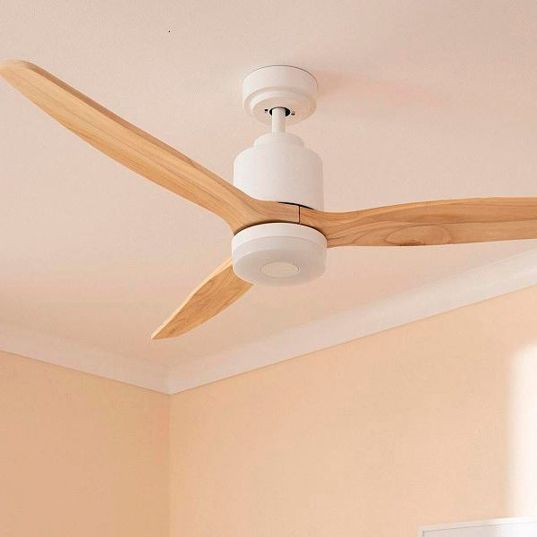Ventilatore di design con luce LED e pale in legno massello – Eleganza, Comfort e Silenzio in un unico oggetto