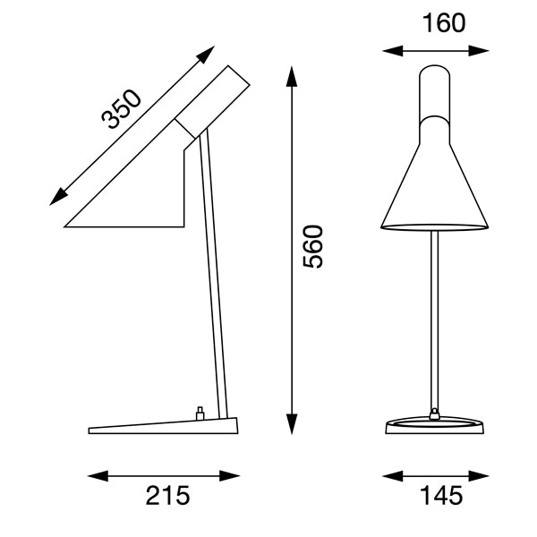 Louis Poulsen - AJ Table Lamp | Metropolis