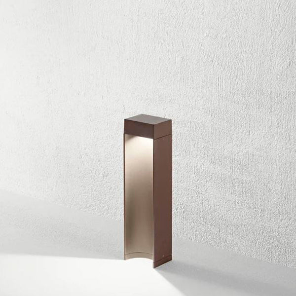 Aspen quadra di ISYLUCE – Palina da Giardino LED 15W, H 400 mm, Luce Morbida 3000K, IP54