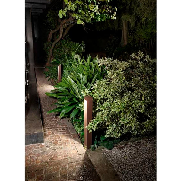 Aspen quadra Grande di ISYLUCE – Palina da Giardino LED 15W, H 800 mm, Luce Morbida 3000K, IP54