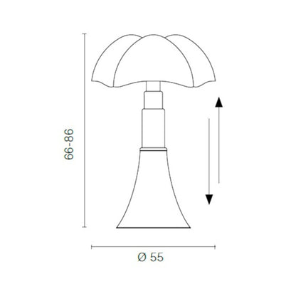 Martinelli Luce - MEDIUM LED bat
