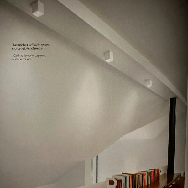 Faretto Spot da Soffitto in Gesso Verniciabile 853 – ISYLUCE | Design Pulito e Contemporaneo