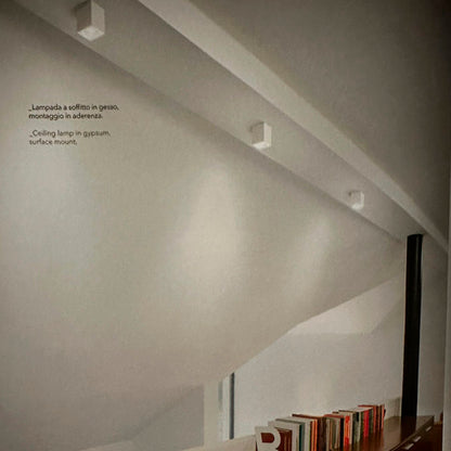 Faretto Spot da Soffitto in Gesso Verniciabile 853 – ISYLUCE | Design Pulito e Contemporaneo