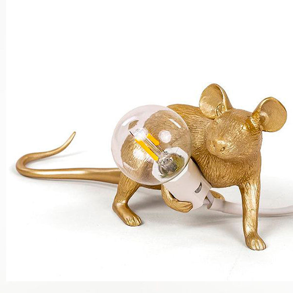 Seletti - GOLD MOUS LAMP