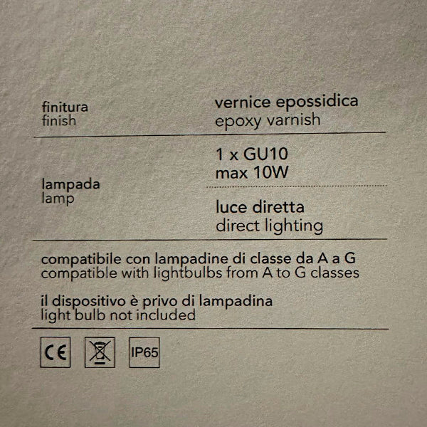 Lario Grande – Faretto da esterno in alluminio pressofuso | Afralux Isyluce