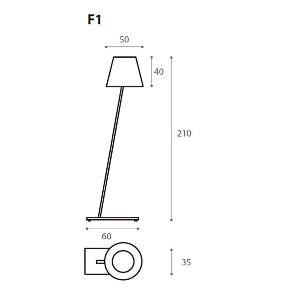 Lámpara de Pie Miami Outdoor F1 - Elegancia y Funcionalidad para Tus Espacios Exteriores