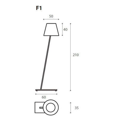 Lámpara de Pie Miami Outdoor F1 - Elegancia y Funcionalidad para Tus Espacios Exteriores