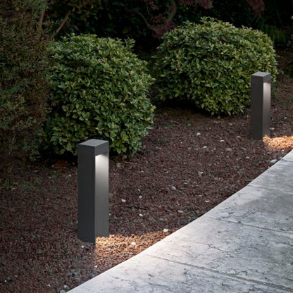 Aspen quadra di ISYLUCE – Palina da Giardino LED 15W, H 400 mm, Luce Morbida 3000K, IP54