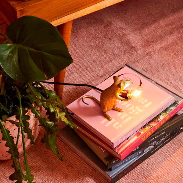 Seletti - GOLD MOUS LAMP