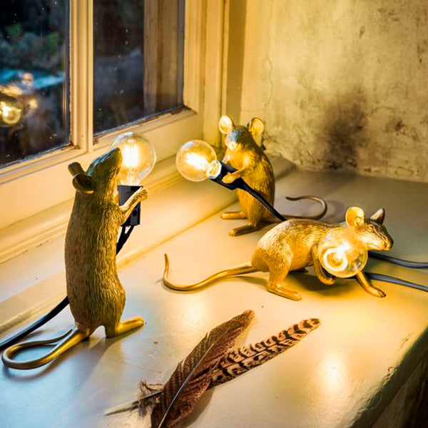 Seletti - GOLD MOUS LAMP