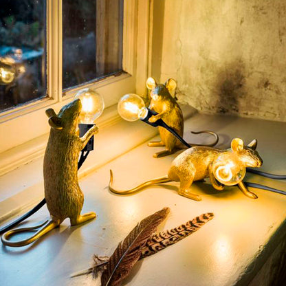 Seletti - GOLD MOUS LAMP